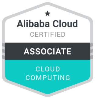 Alibaba Cloud Certified Associate (ACA) – Cloud Computing badge